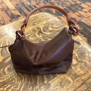 Dooney & Bourke Florentine Leather Shoulder Bag Twist Strap